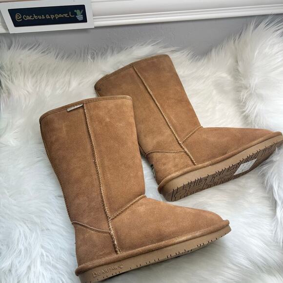 New With Flaw Women’s BEARPAW Emma Tall Winter Boot Size 6 - Picture 2 of 9